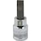Dynamic Tools 3/8" Drive Slotted Head, Sl8 Bit Standard Length, Chrome Socket D006108 - alternate 1